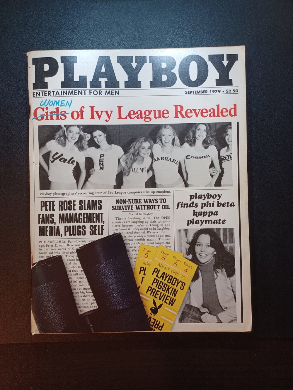 Vintage Playboy Featuring Girls of Ivy League
